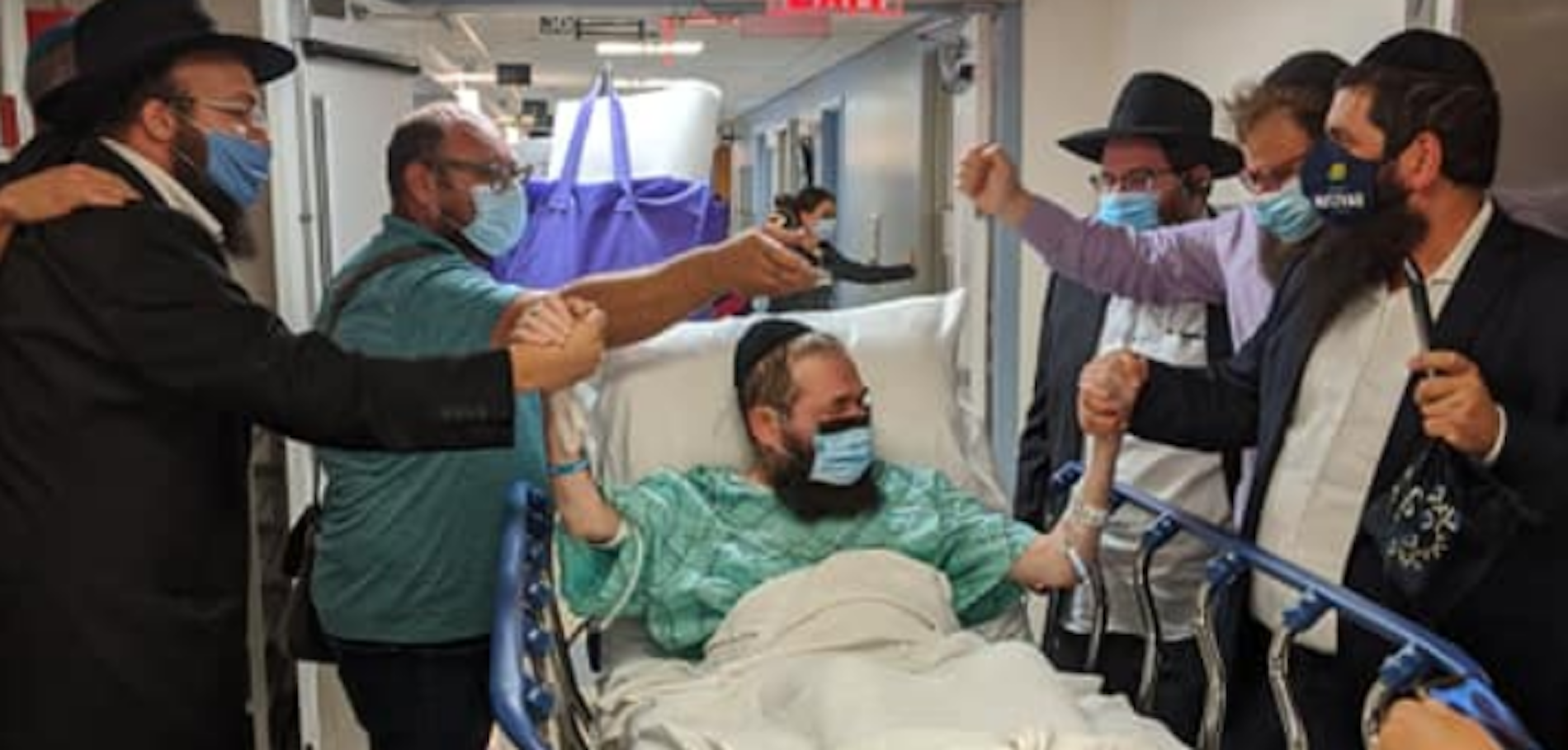 Hospital Staff Dances and Sings for Covid Patient Leaving the ICU After 158 Days & Other Orthodox Jews in the News